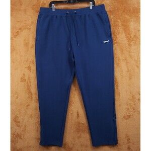 AGTAWH All Good Things Sweat Pants Mens XXL Blue Drawstring Pull On Zip Ankle